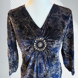 Whimsygoth velvet tunic top